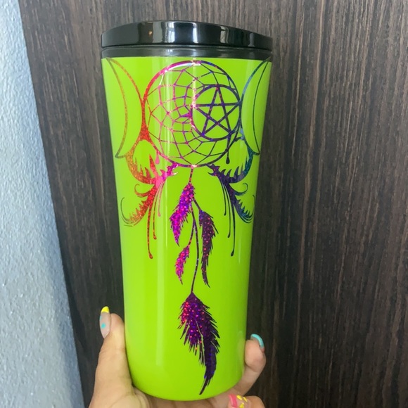 Tumbler green with metallic multi color - Picture 2 of 2
